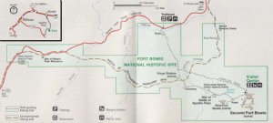Ft Bowie Trail Map