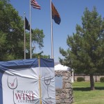 Flag and Willcox Wine Country Festival Sign Picture